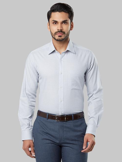grey printed formal shirt - 17802955 - Very Small Image - 1