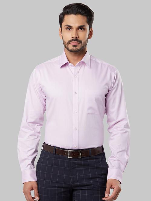 lavender solid formal shirt - 17803127 - Very Small Image - 1