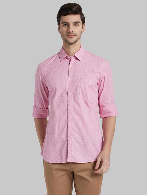 pink printed casual shirt - 17803224 - Very Small Image - 1