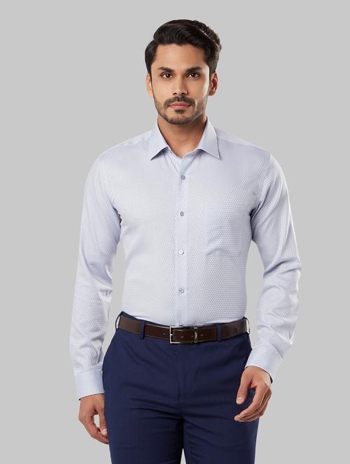 grey self design formal shirt - 17803270 - Very Small Image - 1