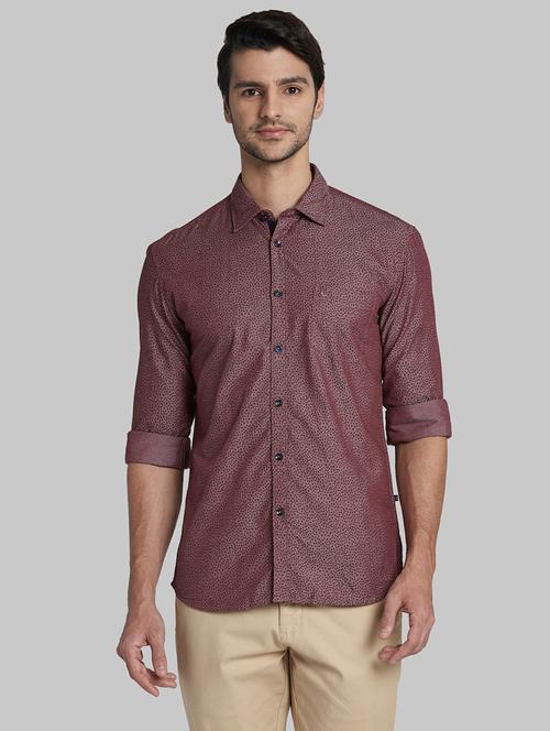pink printed casual shirt - 17803475 - Very Small Image - 1