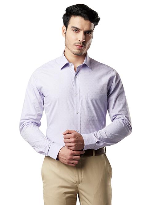 purple self design formal shirt - 17803620 - Very Small Image - 1