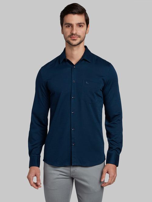 teal printed casual shirt - 17803722 - Very Small Image - 1
