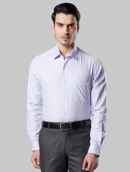 purple self design formal shirt - 17803796 - Very Small Image - 1