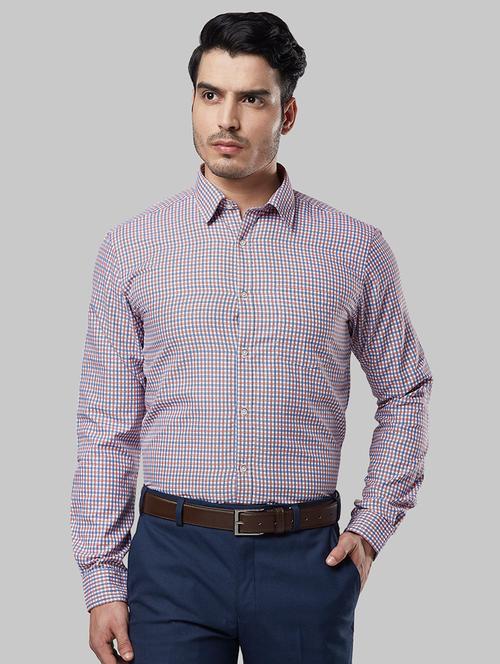 red checkered formal shirt - 17803923 - Very Small Image - 1