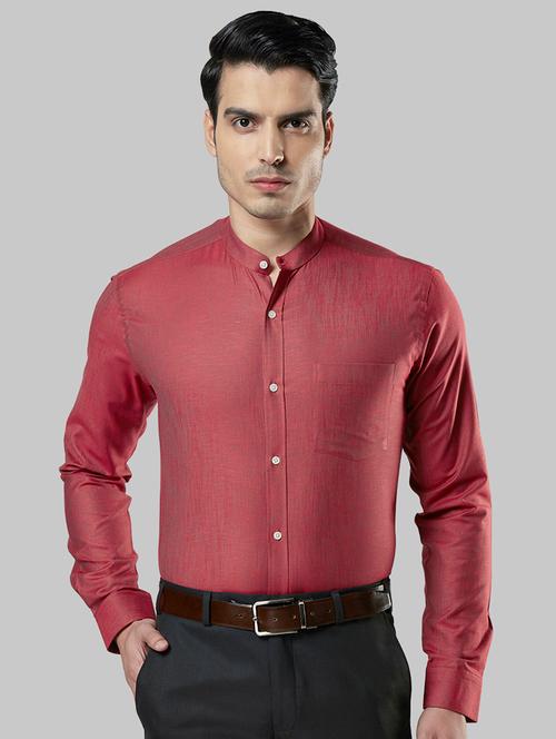 red solid formal shirt - 17804000 - Very Small Image - 1