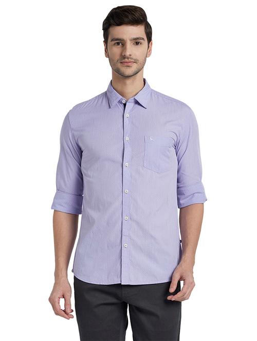 purple printed casual shirt - 17804023 - Very Small Image - 1