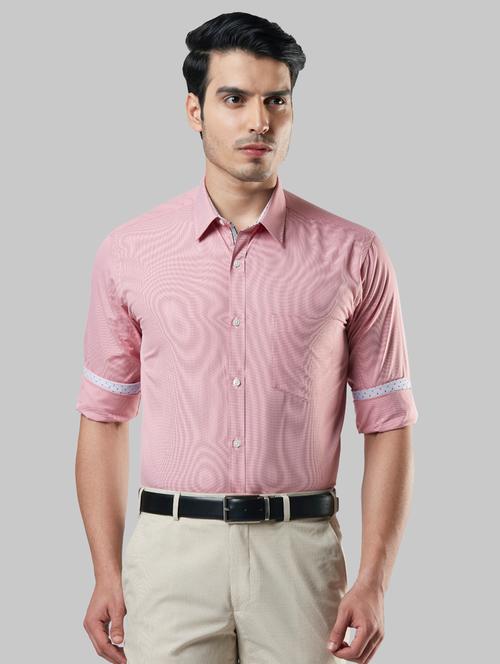 red self design formal shirt - 17804117 - Very Small Image - 1