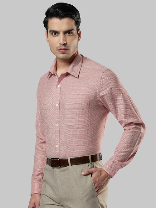 red checkered formal shirt - 17804185 - Very Small Image - 1