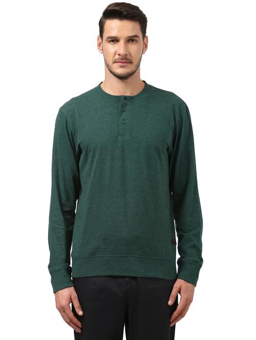 green melange sweatshirt - 17804615 - Very Small Image - 1