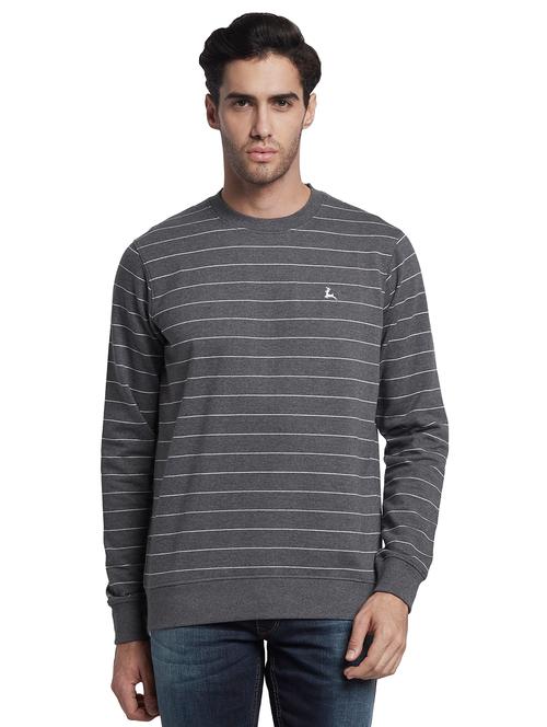 grey striped sweatshirt - 17804687 - Very Small Image - 1