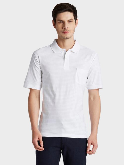 white checkered polo t-shirt - 17804784 - Very Small Image - 1