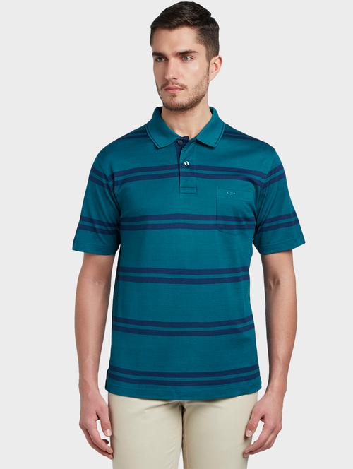 teal striped polo t-shirt - 17804797 - Very Small Image - 1