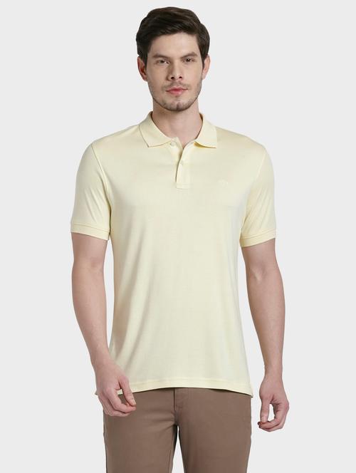 yellow solid polo t-shirt - 17804871 - Very Small Image - 1