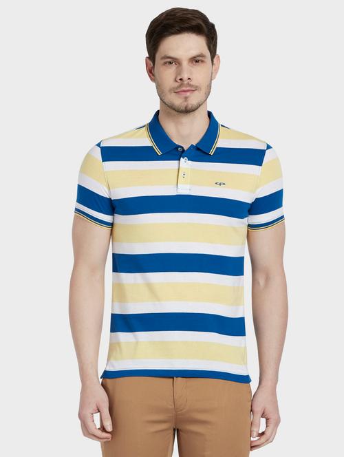 multi colored striped polo t-shirt - 17804925 - Very Small Image - 1