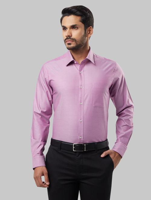 pink solid formal shirt - 17804927 - Very Small Image - 1