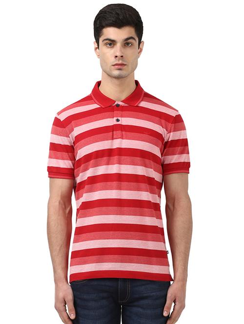 red striped polo t-shirt - 17804948 - Very Small Image - 1