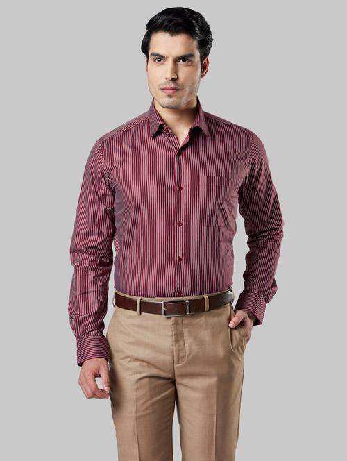 red striped formal shirt - 17805055 - Very Small Image - 1