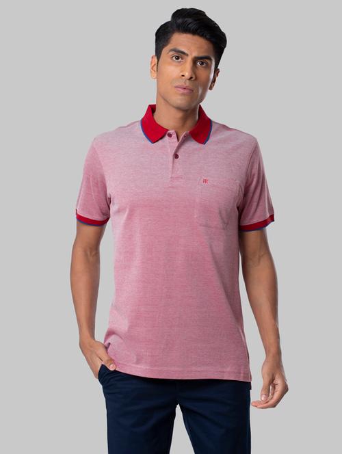 red solid polo t-shirt - 17805147 - Very Small Image - 1