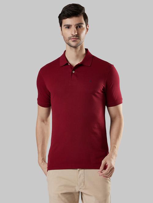 red solid polo t-shirt - 17805439 - Very Small Image - 1