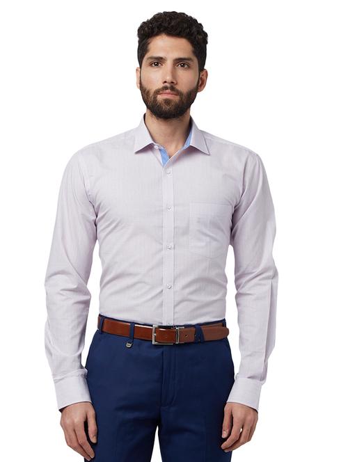 white checkered formal shirt - 17805607 - Very Small Image - 1