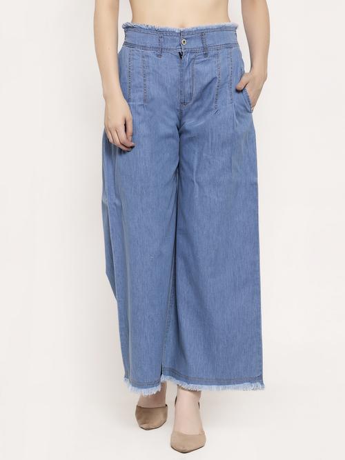 fancy denim palazoes - 17806694 - Very Small Image - 1