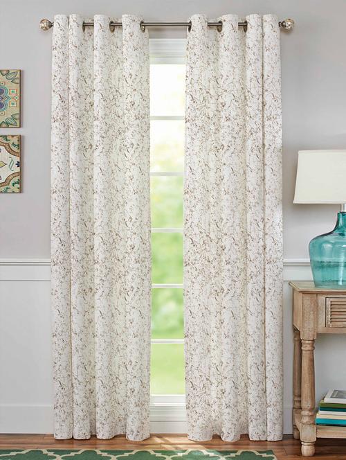 homesajja beautiful velvet 7 feet long door curtain set of 2 (size 4x7 feet)white - 17806954 - Very Small Image - 1