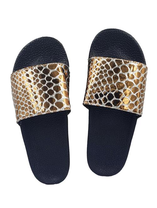 gold slip on flip flop - 17807199 - Very Small Image - 1