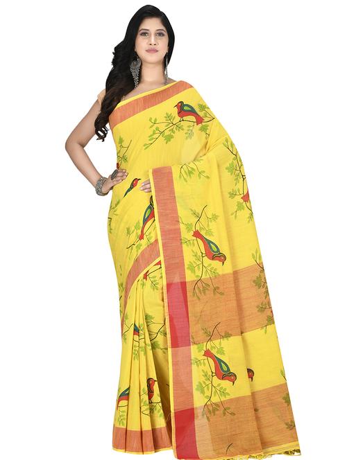 conversational tant saree - 17807226 - Very Small Image - 1