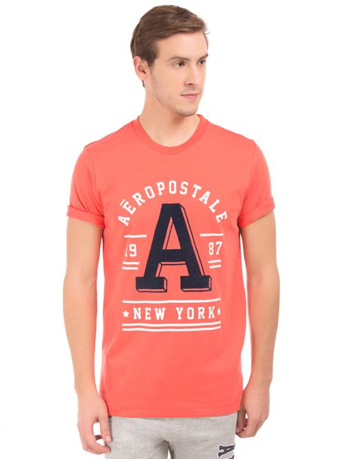 orange front printed t-shirt - 17807863 - Very Small Image - 1