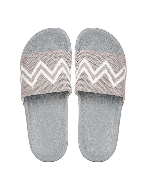 grey synthetic slides flip flops - 17808258 - Very Small Image - 1