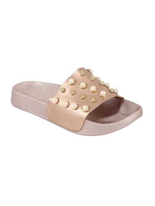 copper synthetic slides flip flops - 17808269 - Very Small Image - 1