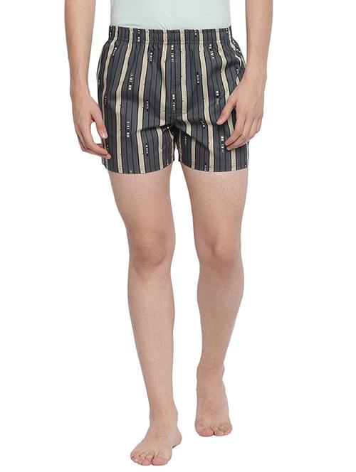 olive green striped boxer - 17809555 - Very Small Image - 1