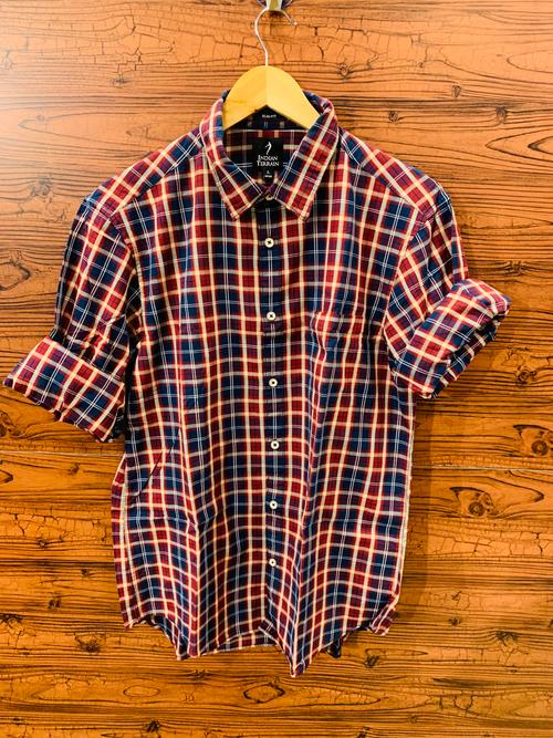 casual indian terrein shirt - 17809599 - Very Small Image - 1