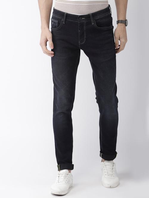 dark blue light washed denim jeans - 17809728 - Very Small Image - 1
