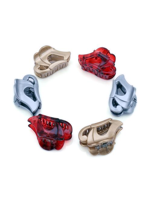multi colored plastic clutcher set of 6 - 17810364 - Very Small Image - 1