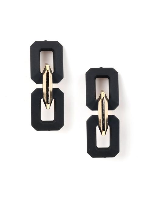 black metal drop earring - 17810925 - Very Small Image - 1