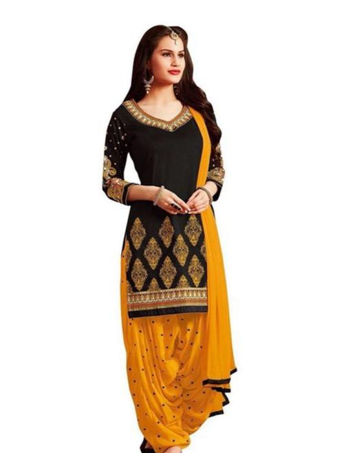 yellow semistitched suit - 17811162 - Very Small Image - 1