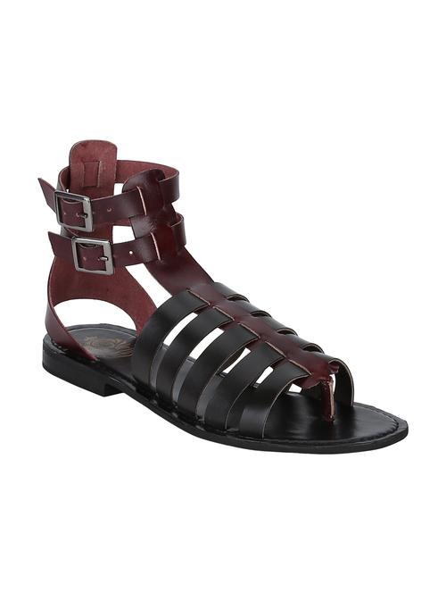 multi colored leather back strap sandals - 17811254 - Very Small Image - 1