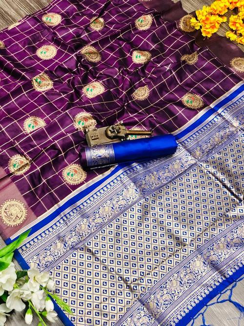 fabric- * soft silk weaving with - 17811381 - Very Small Image - 1