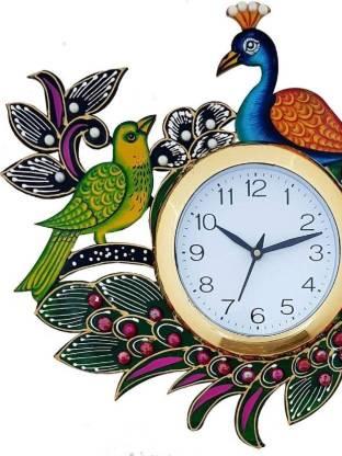 peacock sparrow designer wall clock - 17811740 - Very Small Image - 1