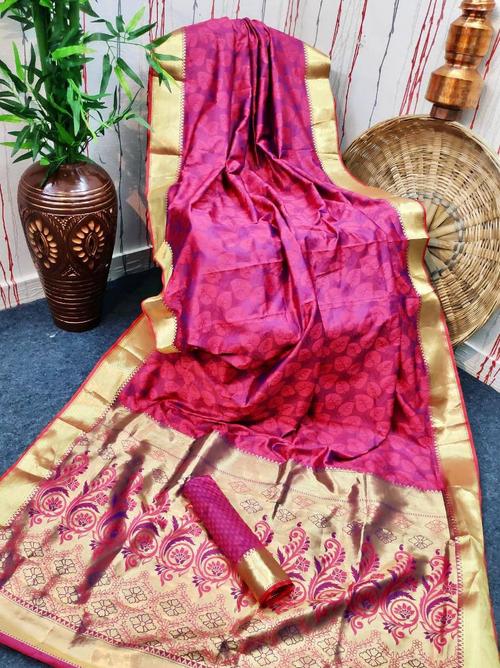 fabric : *lichi silk saree with - 17811784 - Very Small Image - 1