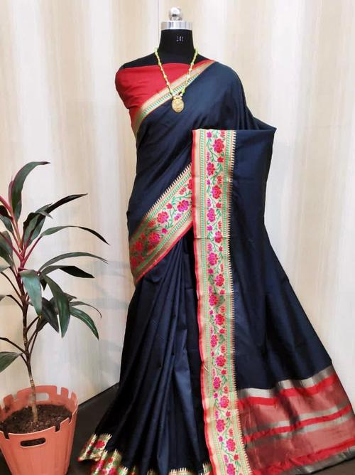 fabric- *soft lichi silk with weaving - 17811826 - Very Small Image - 1