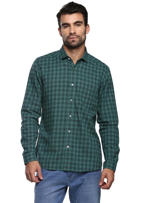 mens checks casual shirt - 17812194 - Very Small Image - 1