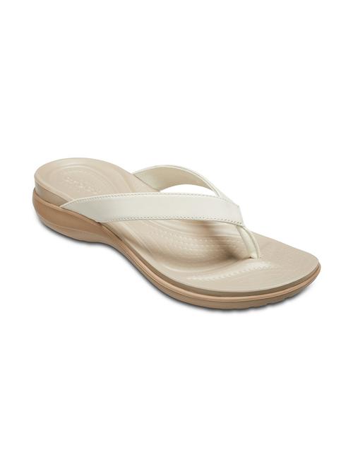 white toe separator flip flop - 17812379 - Very Small Image - 1
