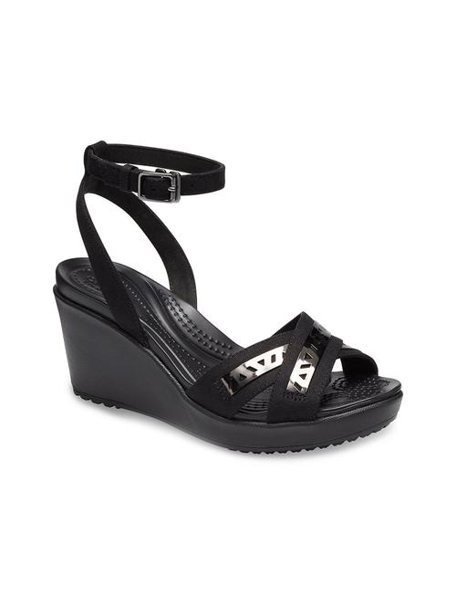 black croslite back strap sandals - 17812423 - Very Small Image - 1