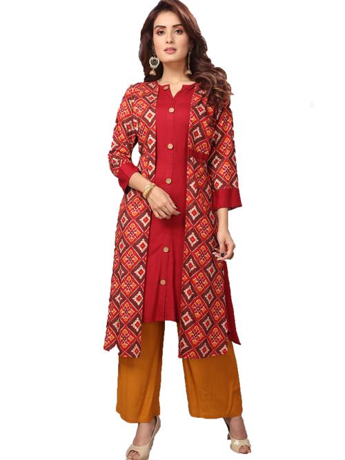 this beautiful printed kurta is designed - 17812626 - Very Small Image - 1