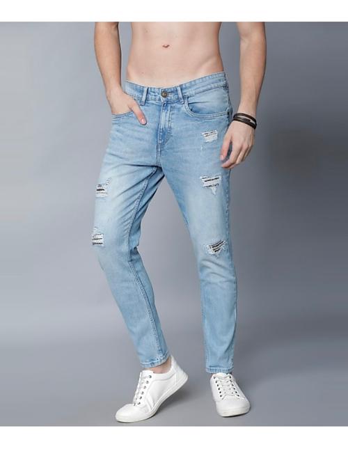 highlender light blue damage jeans - 17812776 - Very Small Image - 1