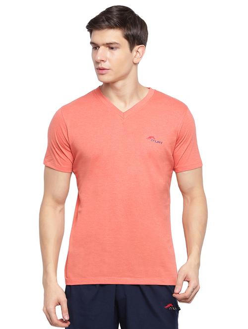 orange solid t-shirt - 17812880 - Very Small Image - 1
