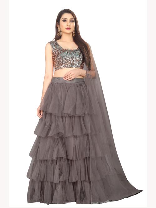arvika nylon net brown plain ceremonial - 17813185 - Very Small Image - 1